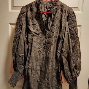 Banana Republic Sheer Dress with Under Gown